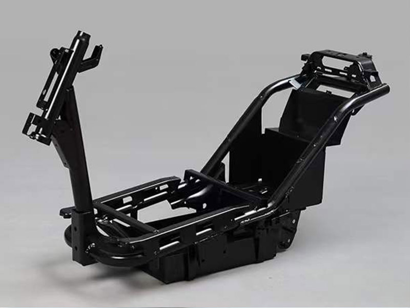 Electric motorcycle frame